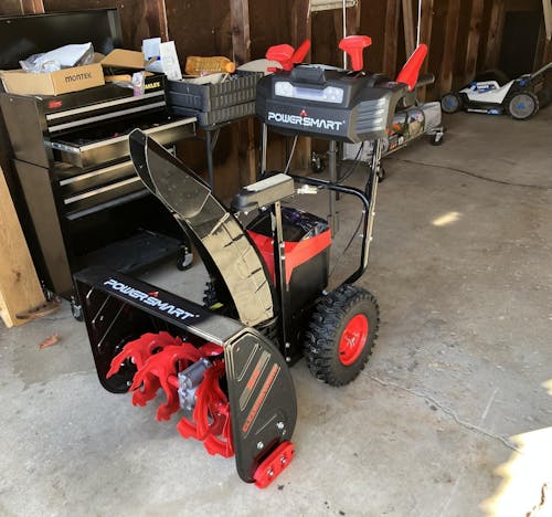 80V 24'' Two Stage Self-propelled Cordless Snow Blower HB2805