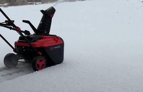 40V 21'' Single Stage Push Cordless Snow Blower w/ Battery & Charger HB2421A