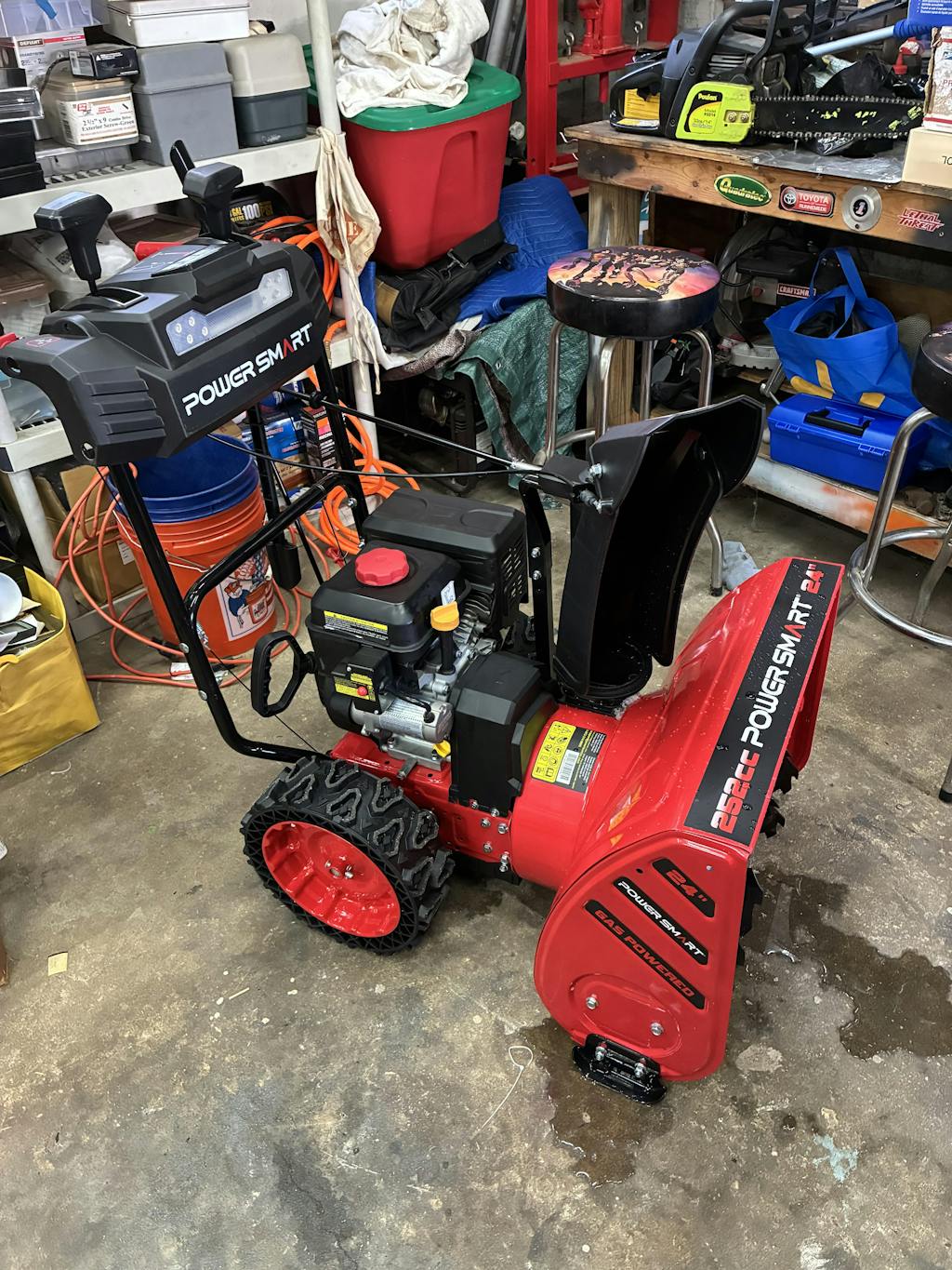 24'' 252cc Two Stage Self-Propelled Gas Snow Blower w/ Electric Start DB7109 (Web Exclusive)