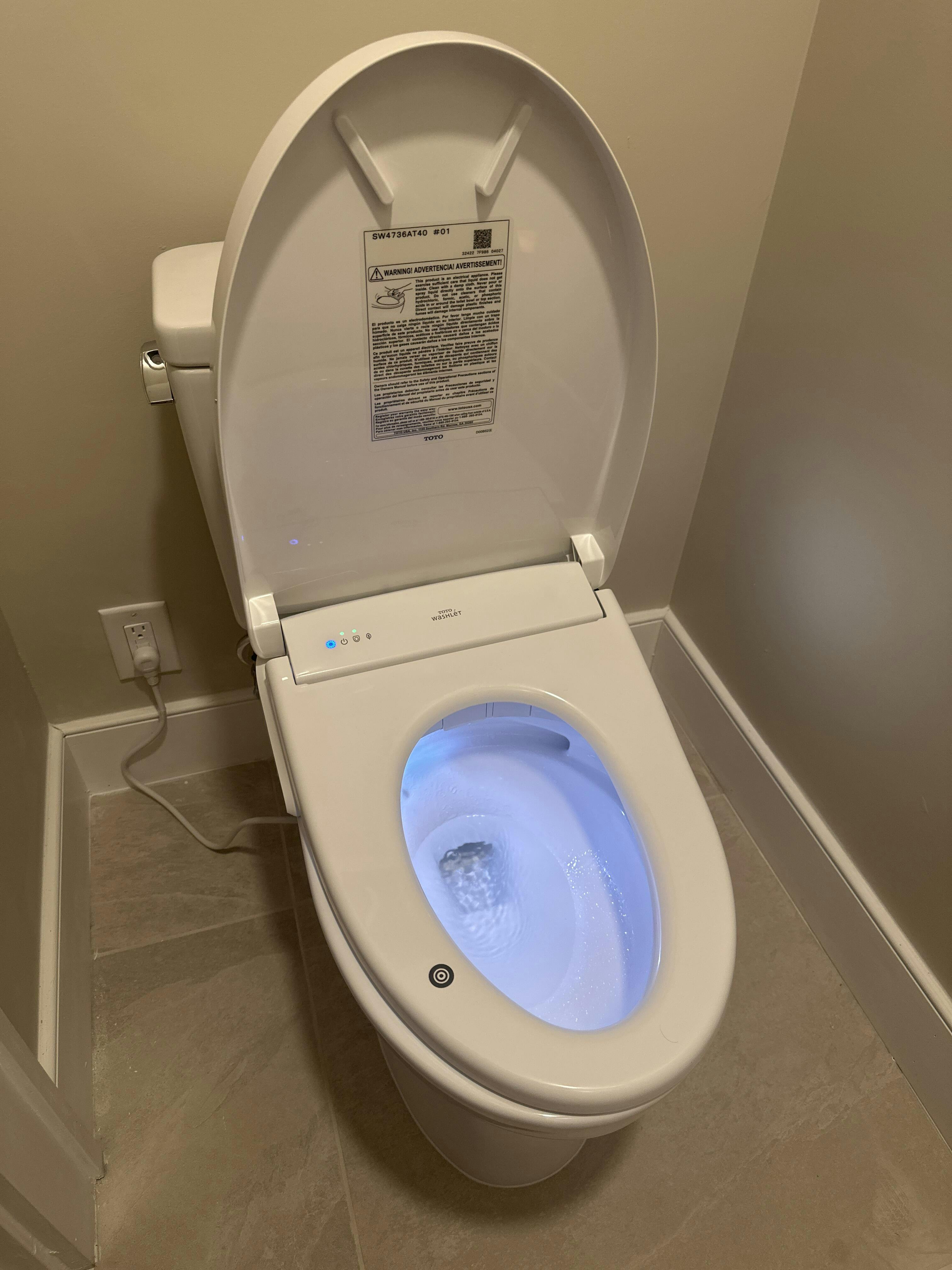 TOTO  Ｖ０００７７ TOTO WASHLET+ Nexus One-Piece Elongated 1.28 GPF Toilet with S7