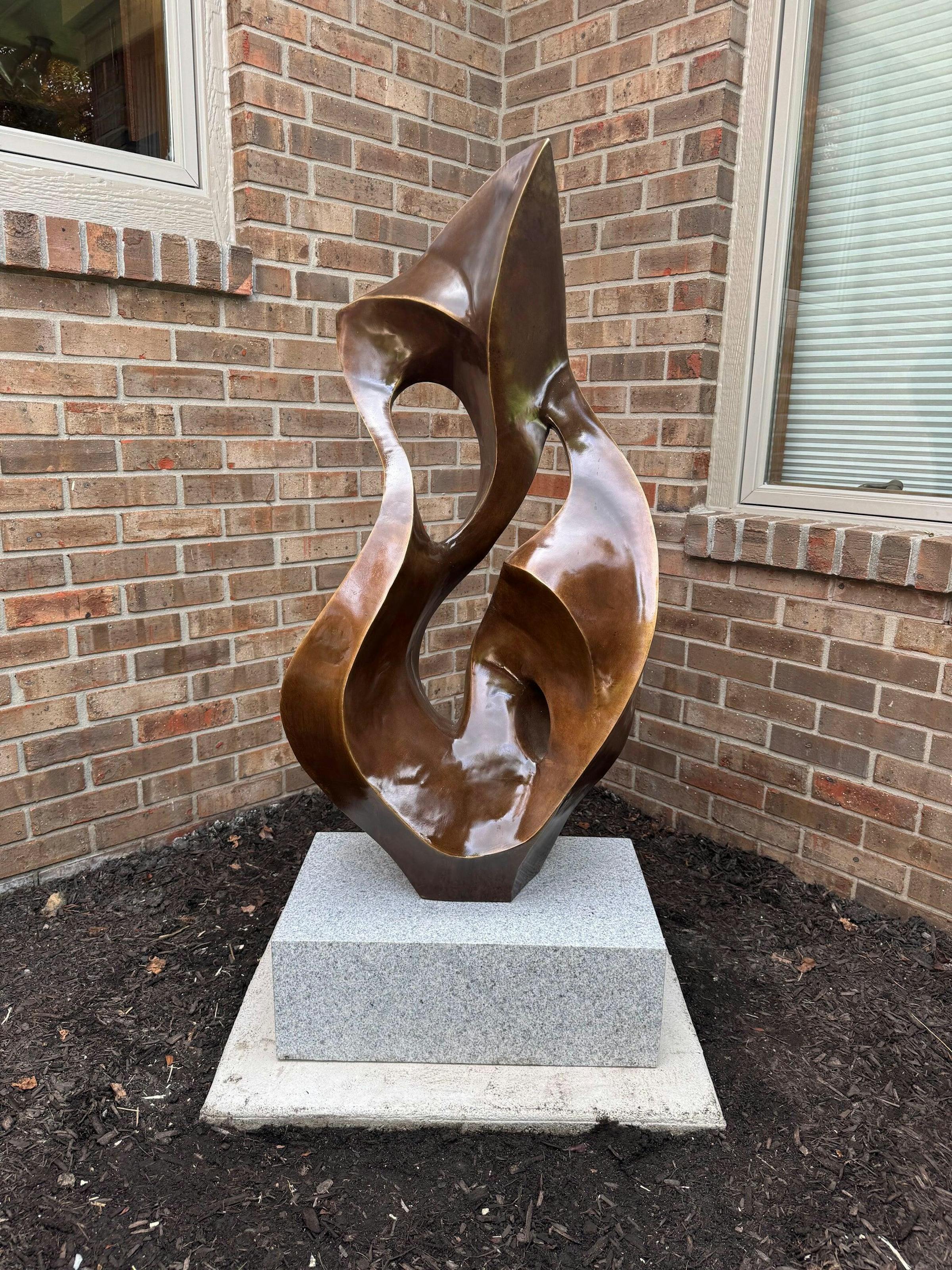 PREMIER Bronze Sculpture Modern Abstract Metal Sculpture Artwork PSB-030