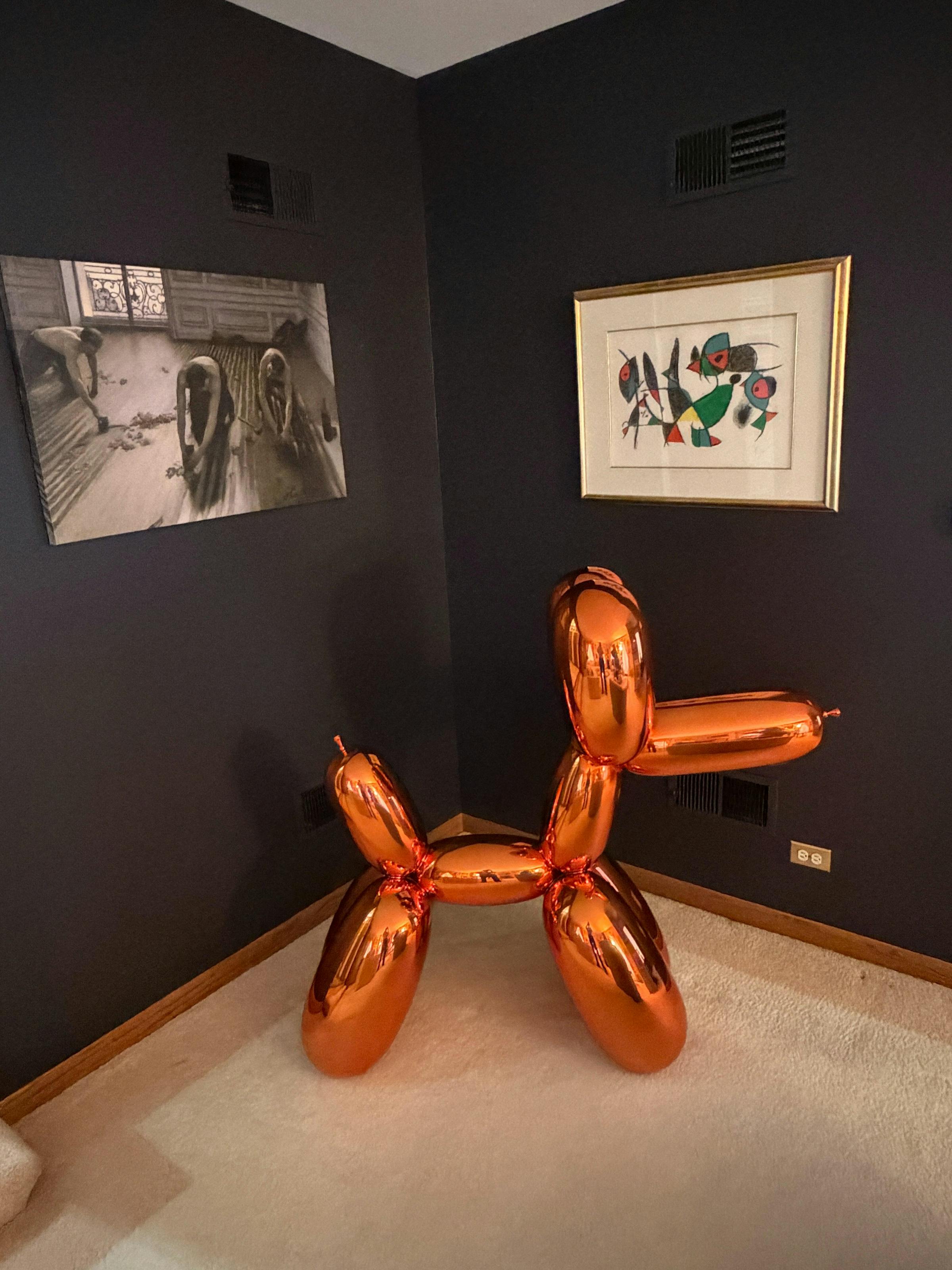 PREMIER Balloon Dog Sculpture Artwork Modern Fiberglass Sculpture PSF-022