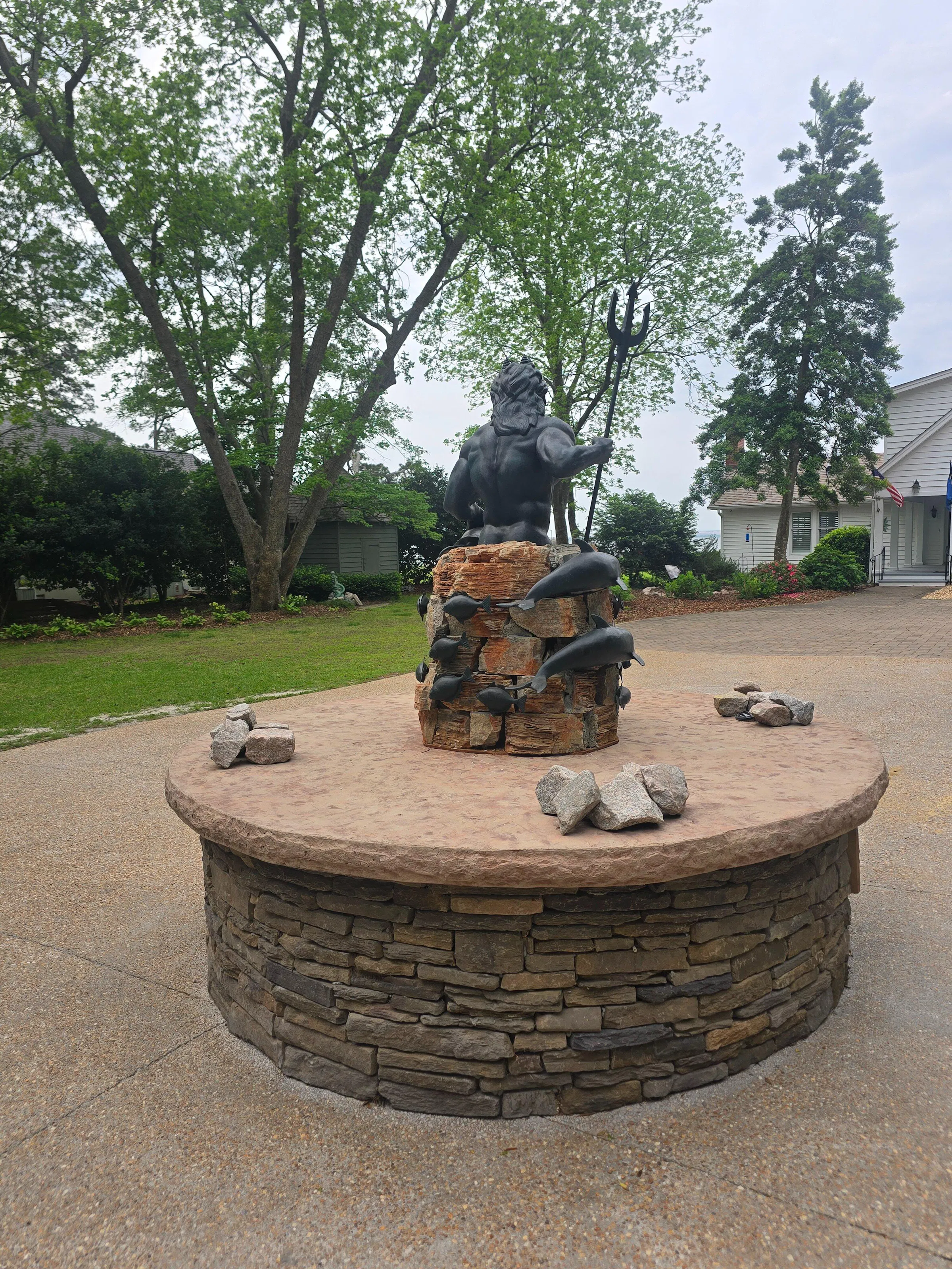 PREMIER Massive Bronze Poseidon Statue Outdoor Sea God Sculpture for Public Plaza PSB-062