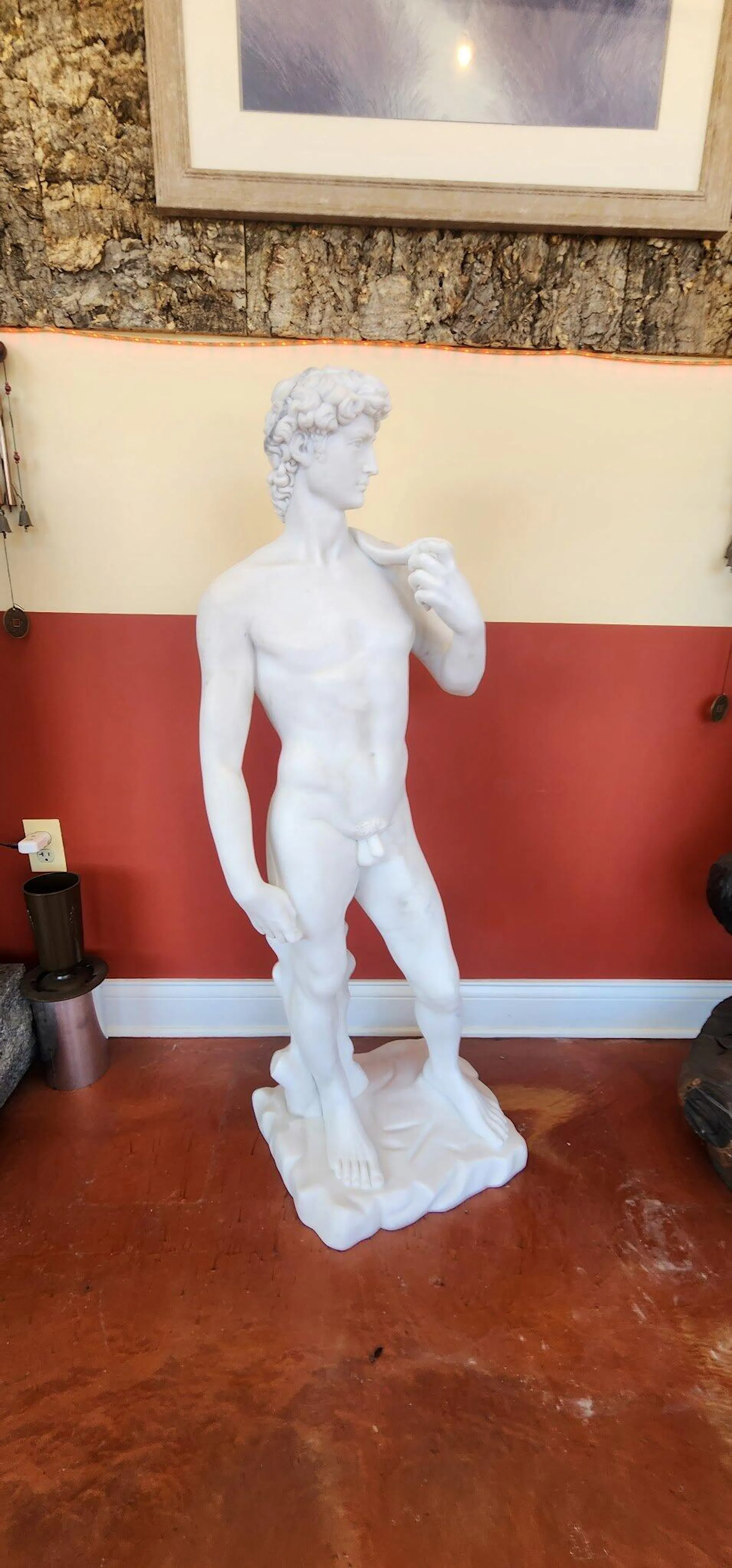 PREMIER Classic White Marble David Sculpture Handcrafted Art Replica Statue of David PSM-030