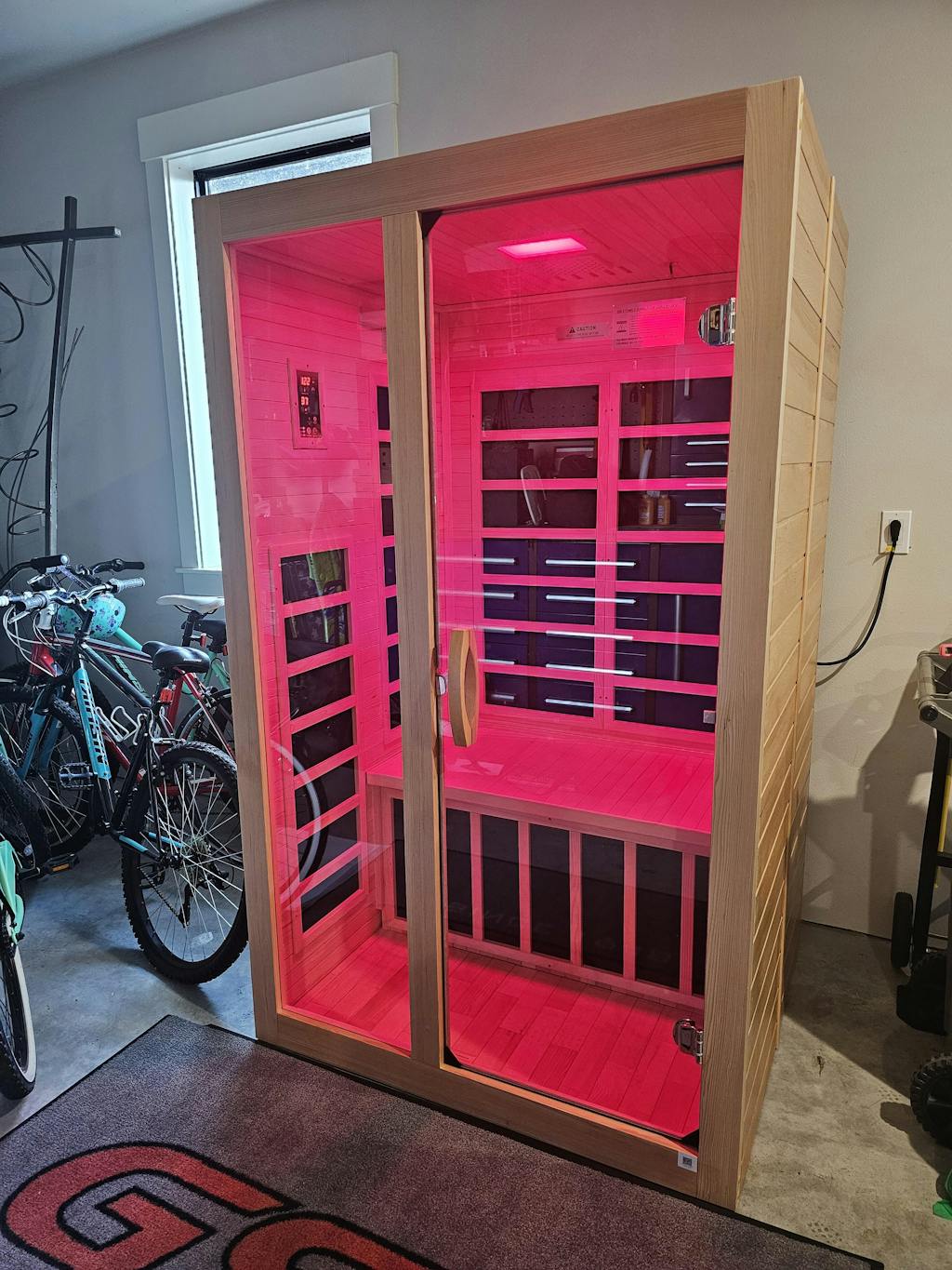 Dynamic "Santiago" 2-person Low EMF FAR Infrared Sauna DYN-6209-01