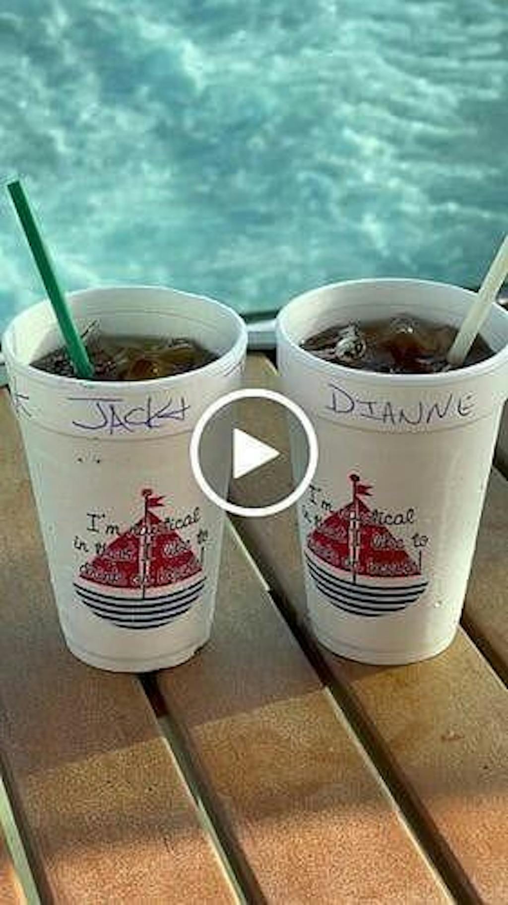 Drinking on Boats Lake Cups