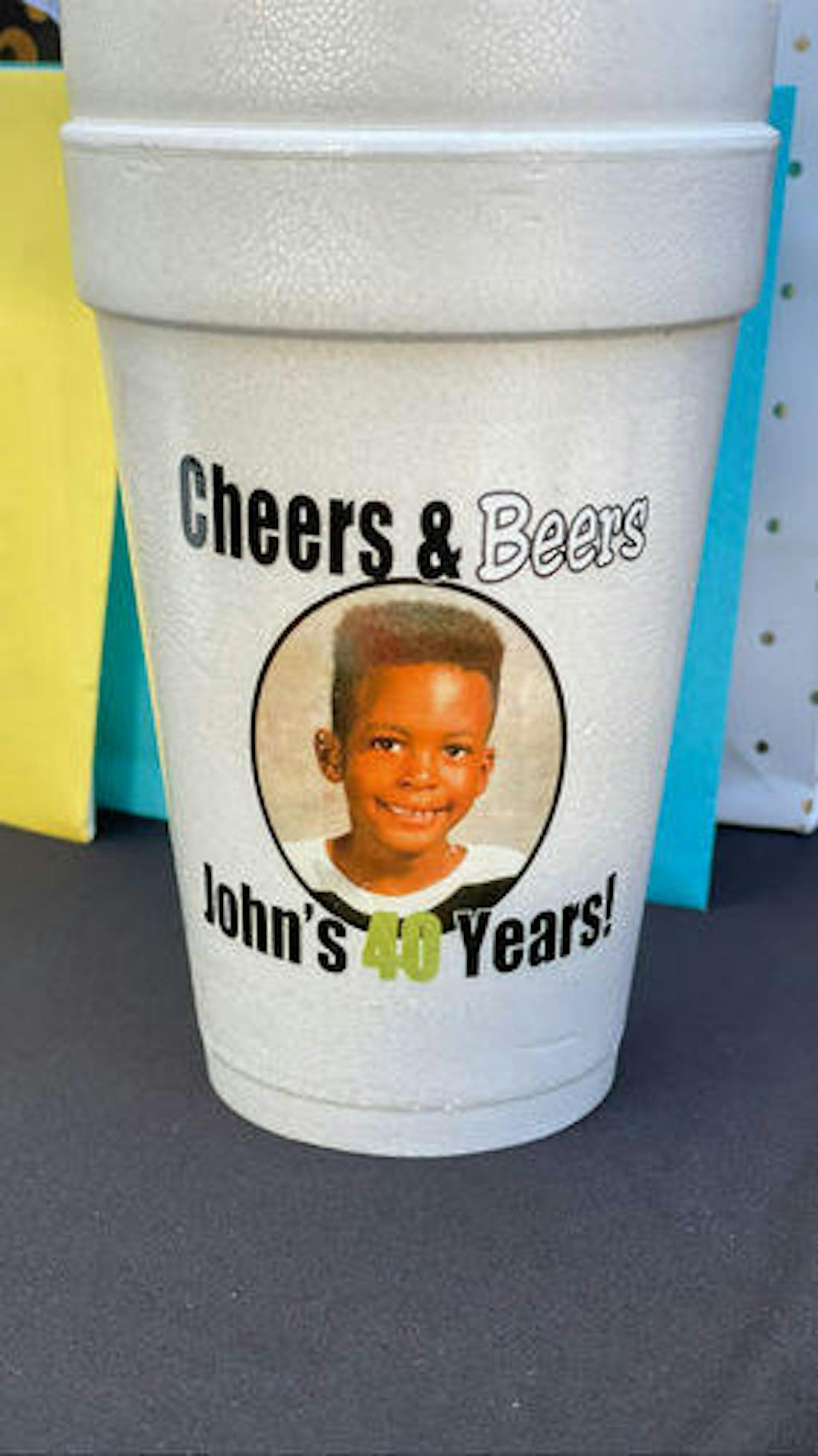 Personalized Bachelor Party Cups - Custom Logo Full Color Foam Drinkware