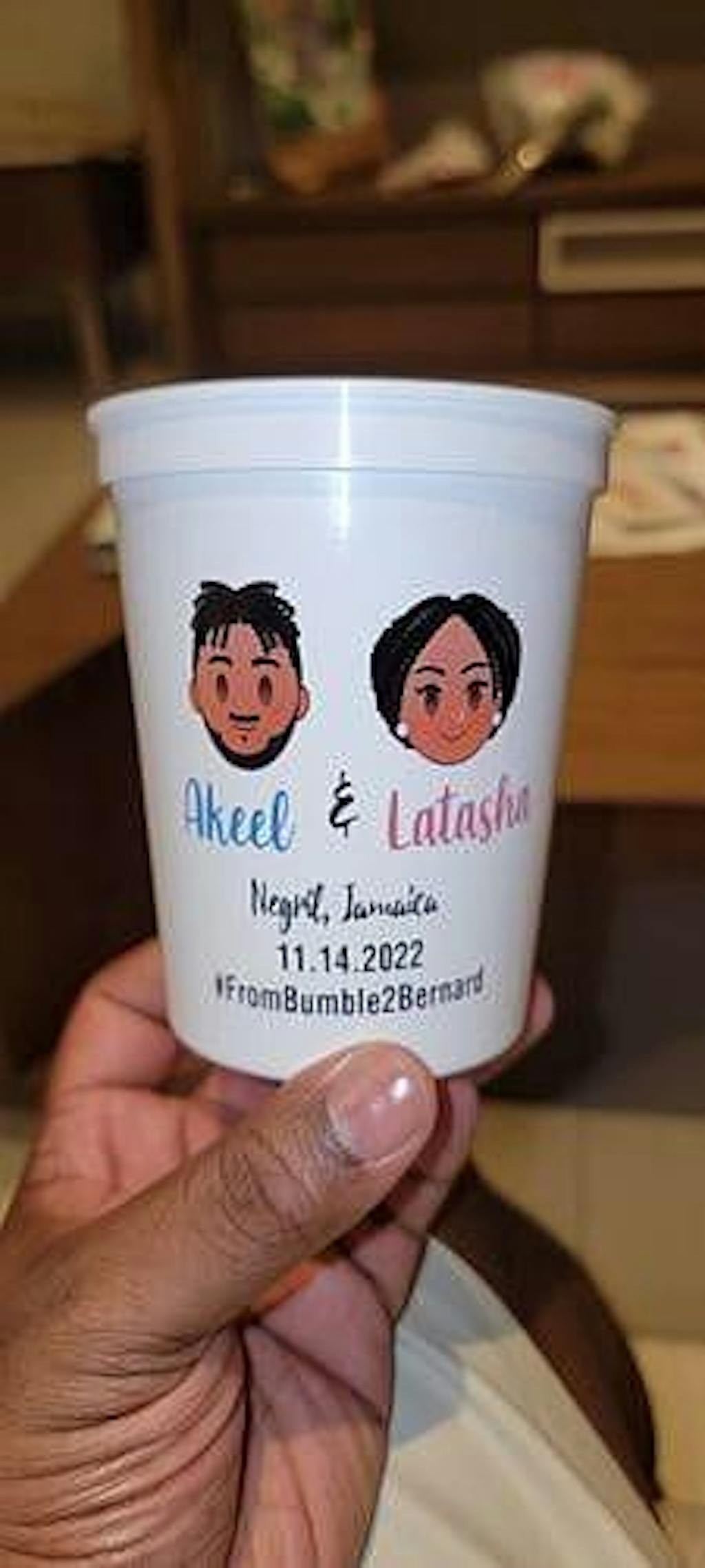 One Color Personalized Custom 16oz Stadium Cup|Stadium Cups for 4th of July| Personalized Wedding Party Cups| Personalized Birthday Cups|