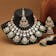 Green Color Kundan Necklace Set (KN1377GRN)