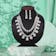 Silver Color American Diamond Necklaces Set (CZN1054SLV)
