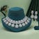 Silver Color American Diamond Necklaces Set (CZN1054SLV)