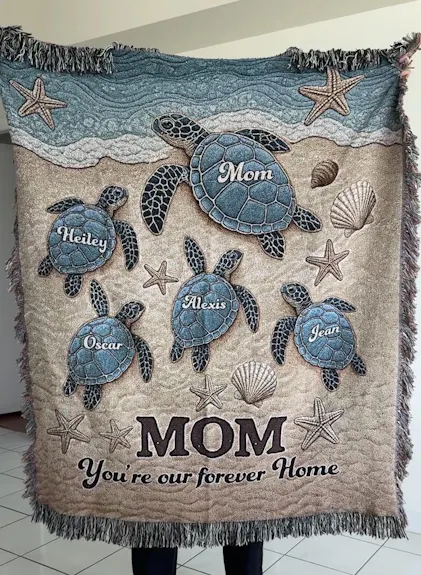 Coperta in pile con scritta in inglese to My Mom Gifts from Daughter/Son, regalo di compleanno, giorno del Ringraziamento, per letto, divano, soggiorno, 152,4 x 127 cm