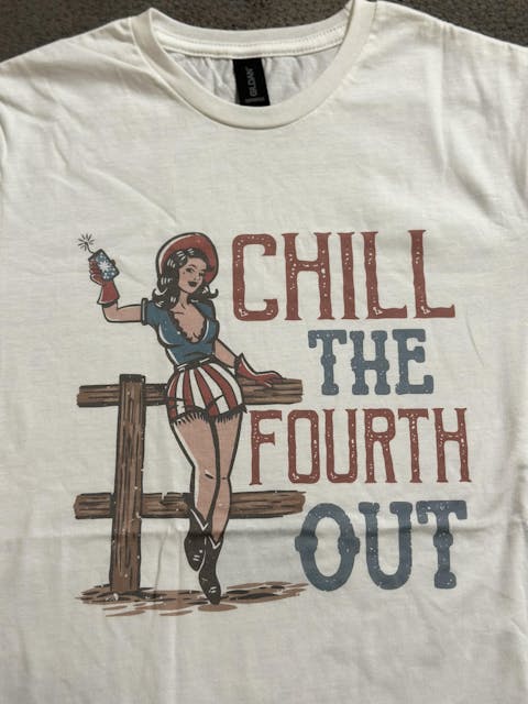 Chill The Fourth Out Unisex Softstyle T-Shirt