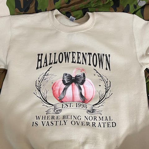 Halloweentown Normal Is Vastly Over Rated Coquette T-Shirt