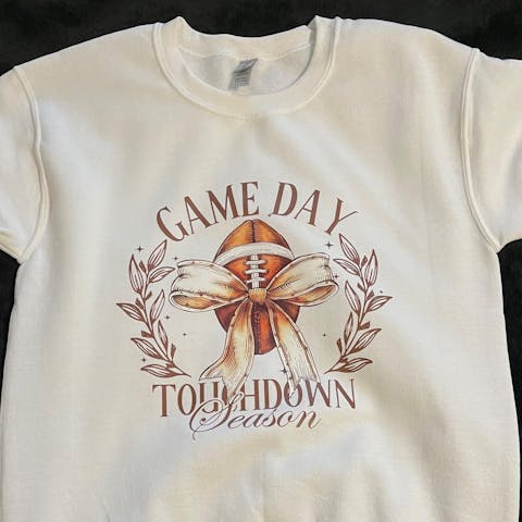 Game Day Touchdown Season Coquette T-Shirt