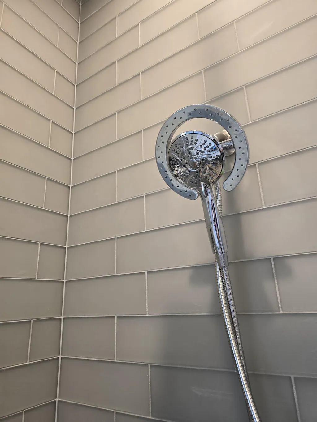 PRIMSOPH 10-Mode High Pressure Handheld and Round Rainfall Shower Head with Magnetic Docking and Stainless Steel Hose, Chrome