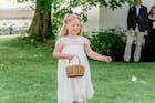 Boho Beach Lace Cap Sleeves Ivory Chiffon Flower Girl Dress
