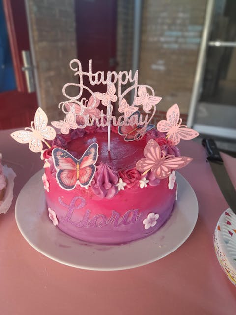 Taarttopper Voorkant Naam