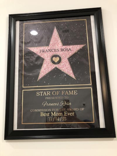 Star Of Fame Custom Canvas Gift For Family