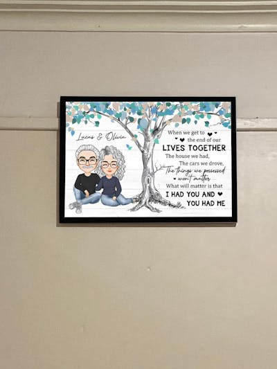 I Had You And You Had Me - Personalized Wrapped Canvas