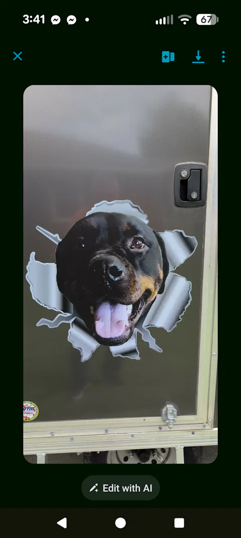 Personalized Peeking Pets Sticker- Gift For Pet Lovers