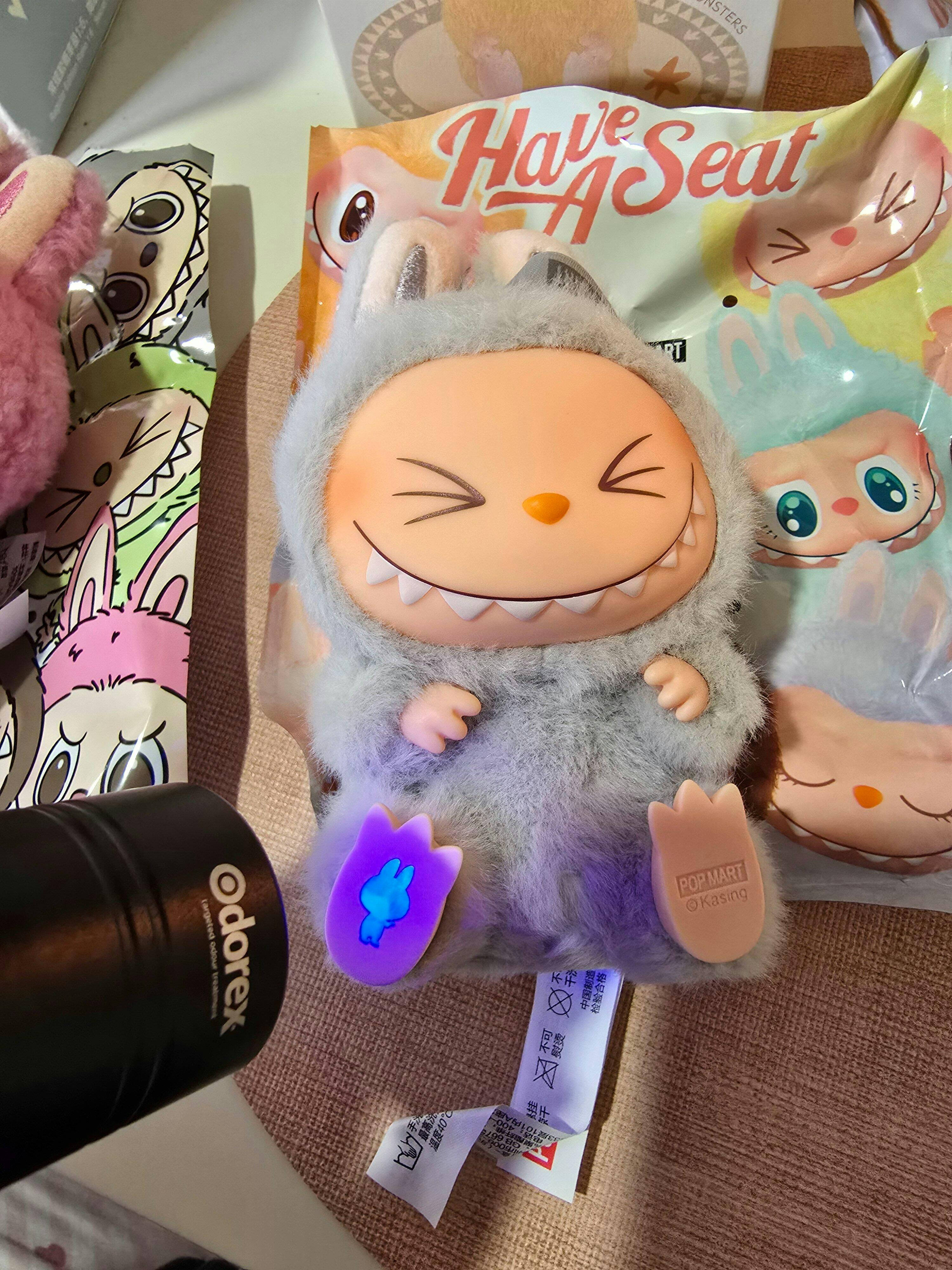 Pop Mart Labubu The Monsters Have a Seat HEHE Vinyl Plush