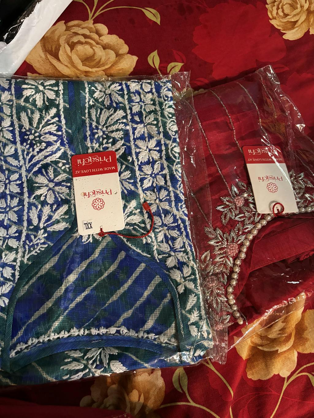 Embroidered kurta Pant  with dupatta