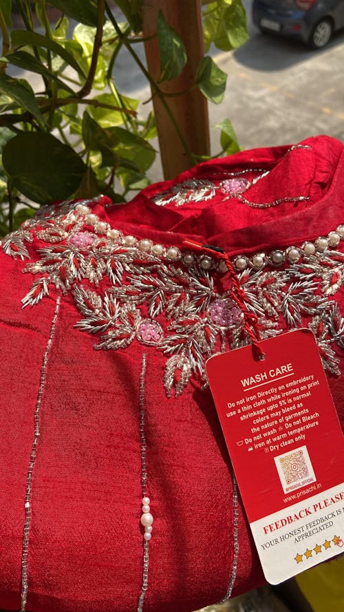 Embroidered kurta Pant  with dupatta