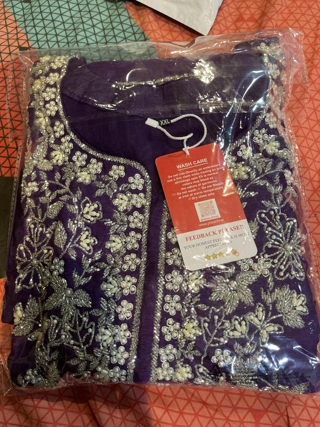 Designer Embroidered kurta pant with dupatta