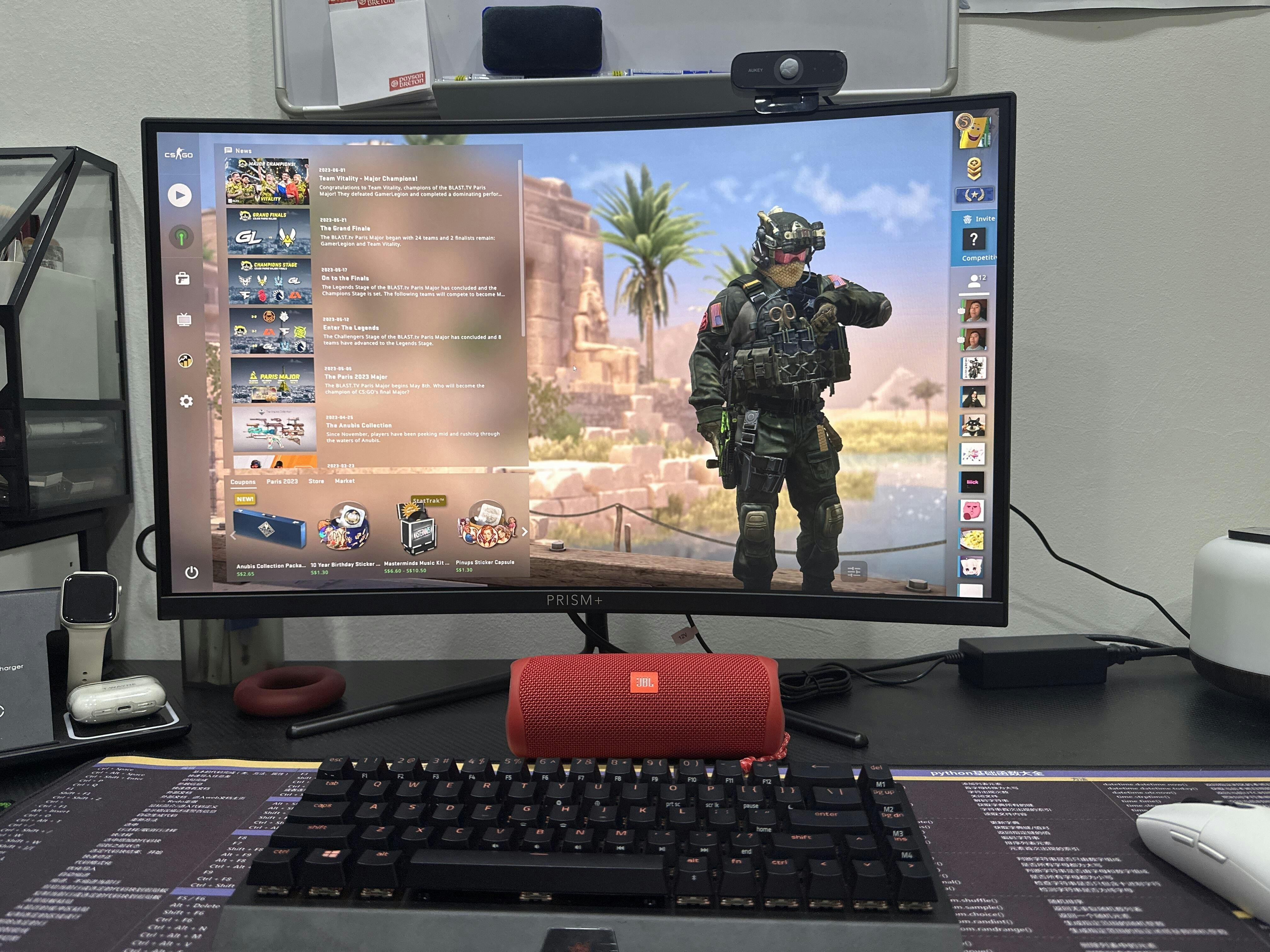 PRISM+ X270 PRO 27 inch 144Hz 1ms Curved Gaming Monitor