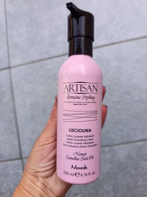 Cremă pentru Styling, cu Protecție Termică și Efect Anti-Frizz, Nook Artisan Lisciolina 200ml