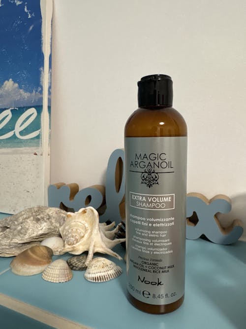 Șampon pentru Volum și Curățare Profundă, Îmbogățit cu Ulei de Argan și Lapte de Cocos, Nook Magic ArganOil Extra Volume