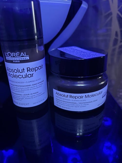 L’Oréal Professionnel Serie Expert Absolut Repair Molecular – Mască Leave-In Fără Clătire, Protecție Termică 230°C