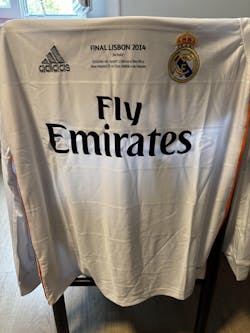 Real Madrid 2013/2014 Home Retro Long Sleeve