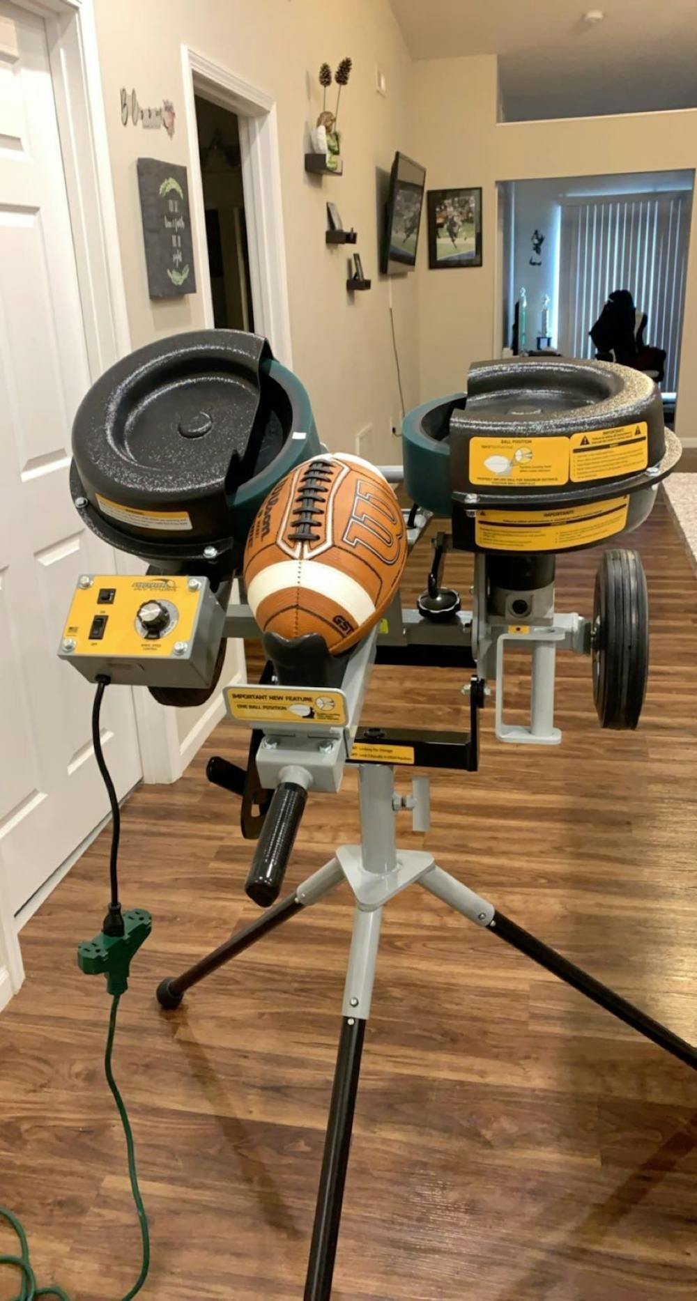 Sports Attack Aerial Attack Football Passing & Kicking Machine 130-1101