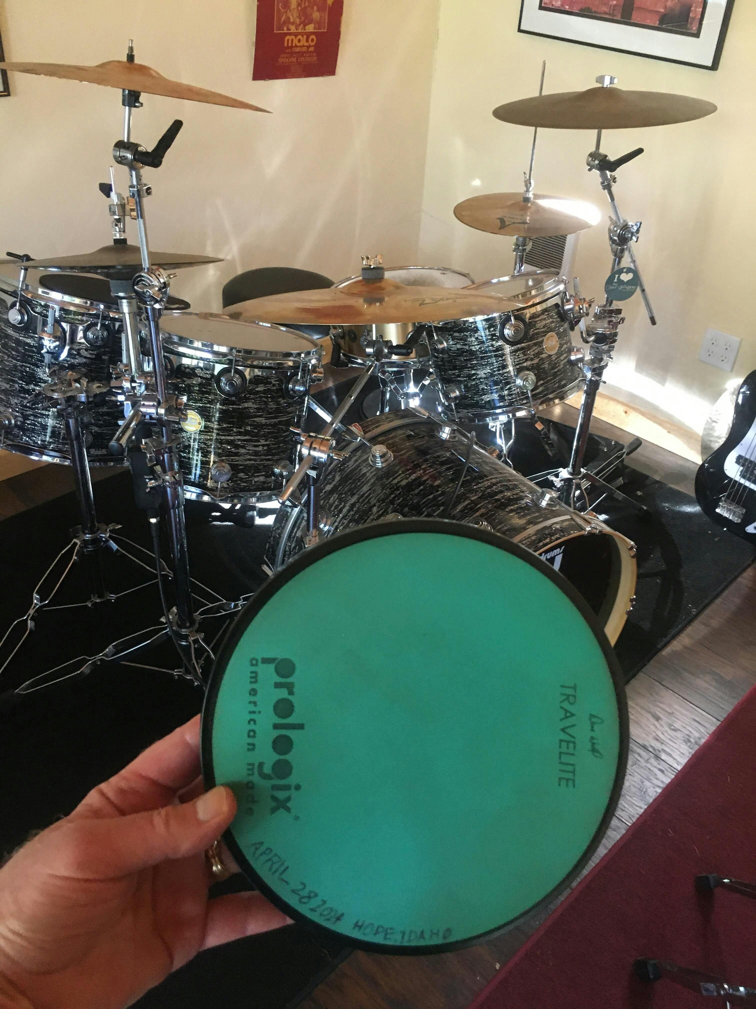 Prologix | 8” Blue Lightning/ Red Storm Combo Practice Pad
