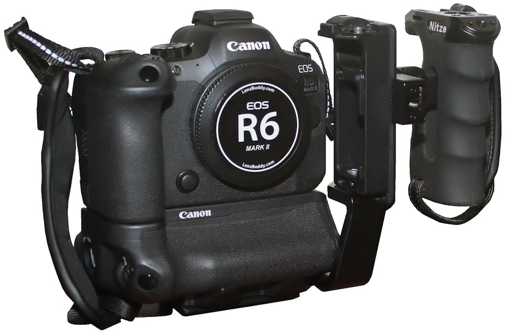 PLCBGR10 Arca L-Bracket for Canon R5/R6/R5 Mark II & R6 Mark II with BG-R10/BG-R20 Grip