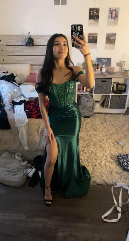 Fitting Corset Prom Dress 2k23 High Slit Draped Skirt Sheath Lady Preteen  Teen Girl Pageant Gown Formal Party Evening Wedding Guest Red Capet Runway  Royal Emerald Red From 86,57 €