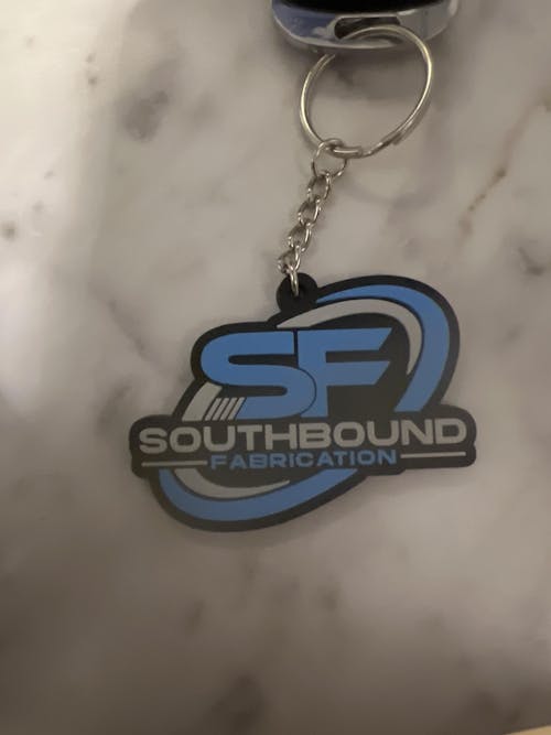 Custom 3D Die-Cut Rubber Keychains