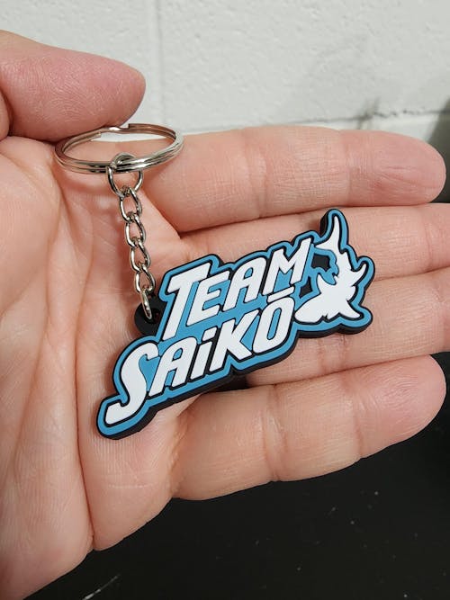 Custom 3D Die-Cut Rubber Keychains