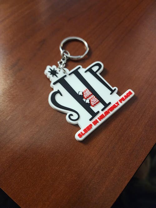 Custom 3D Die-Cut Rubber Keychains