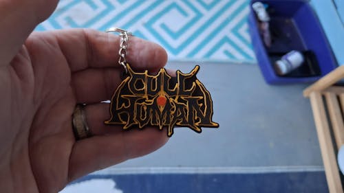 Custom 3D Die-Cut Rubber Keychains