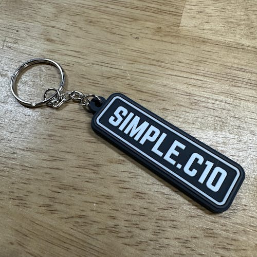 Custom 3D Die-Cut Rubber Keychains