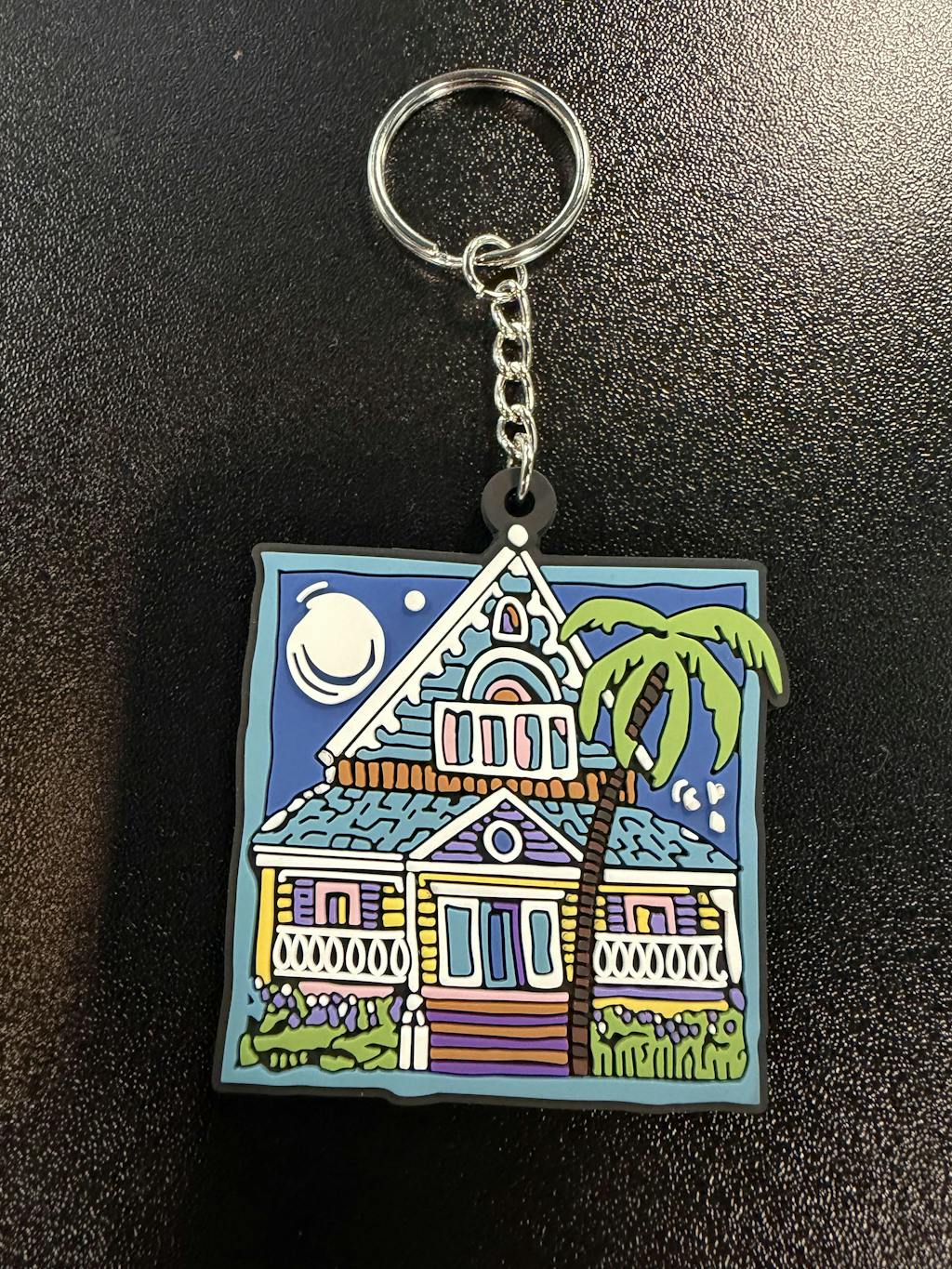Custom 3D Die-Cut Rubber Keychains