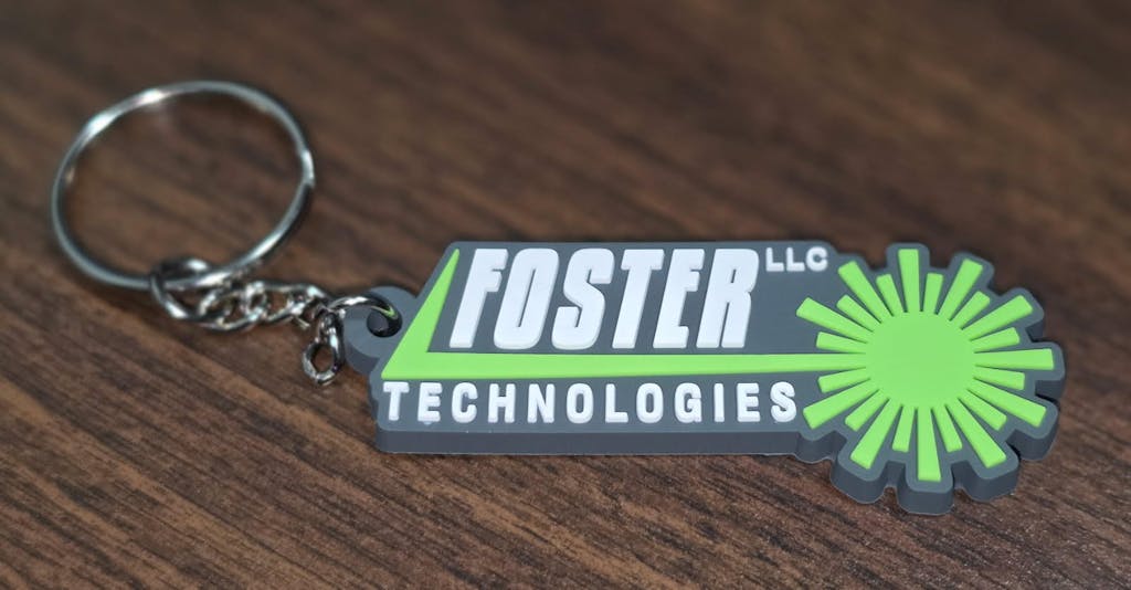 Custom 3D Die-Cut Rubber Keychains