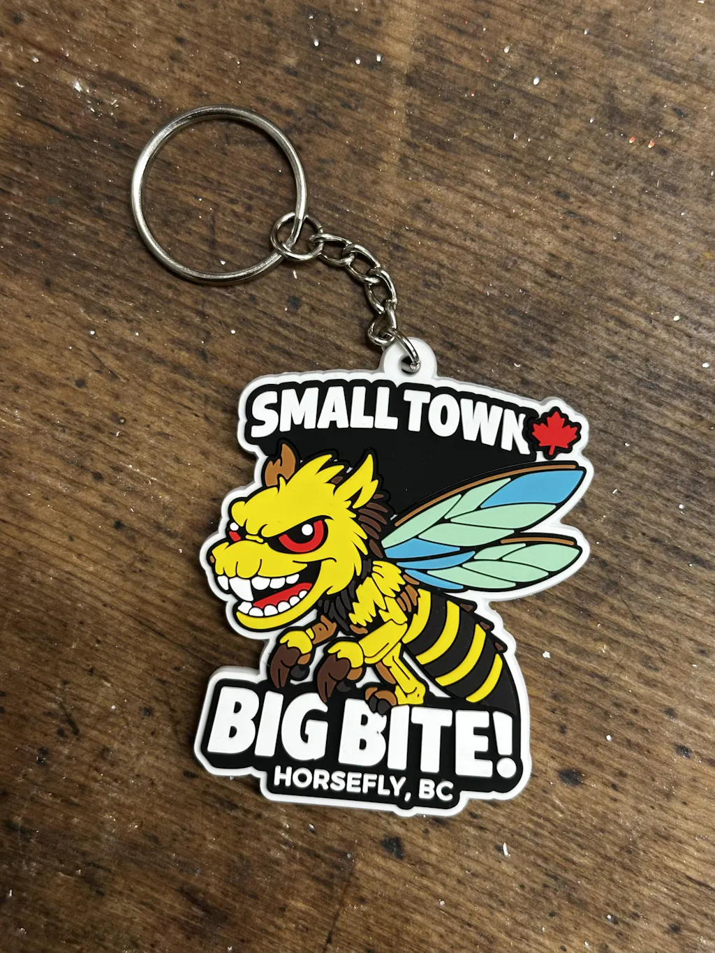 Custom 3D Die-Cut Rubber Keychains