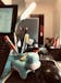 Desk Lamp With Pen Stand - Cute Cow - Single Piece