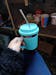 Glass Mug With Silicone Lid - Single Piece
