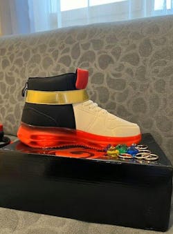 Shadow The Hedgehog Sneakers Chaos Emeralds & Rings