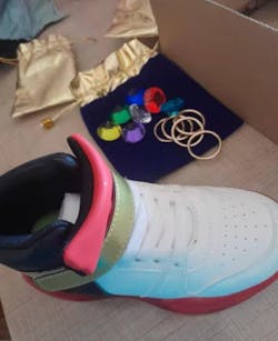 Shadow The Hedgehog Sneakers Chaos Emeralds & Rings